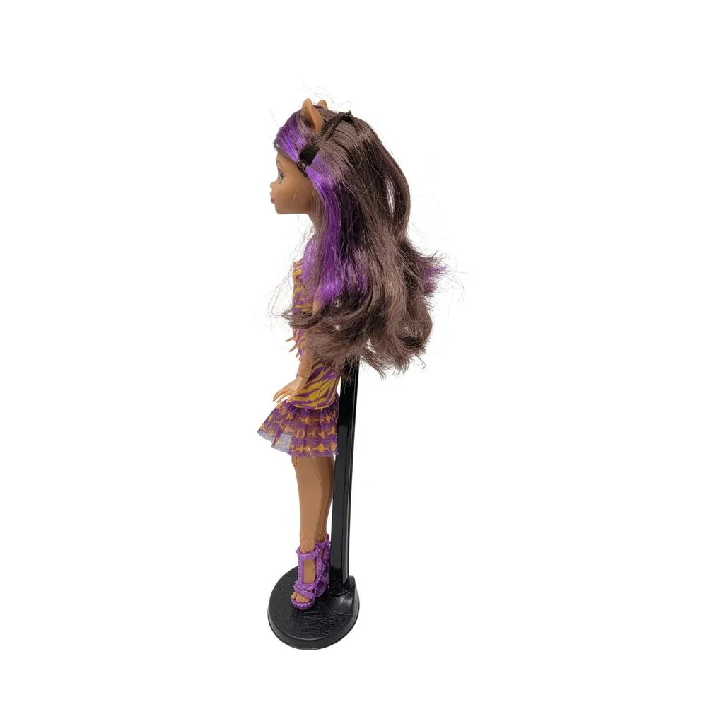 Monster High Dance the Fright Away Clawdeen Wolf Doll Kids Purple Excellent Mask